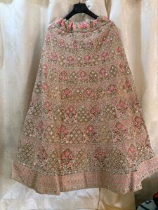Peach Heavy Bridal Lehenga choli