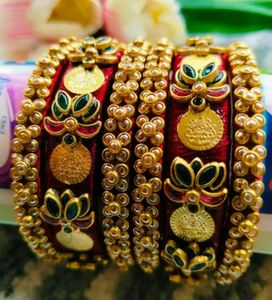 Lakshmi Kasullu With Lotus Bangles (6)