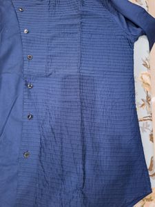 Designer Navy Blue Shirt