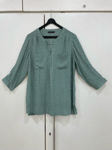🌿 M&amp;S Seafoam Swag Smart-Casual Top 💚✨
