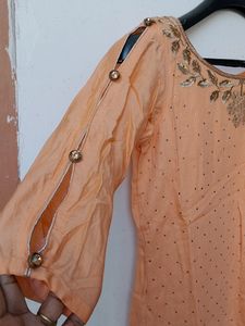 Suit With Cutt Wark Dupatta