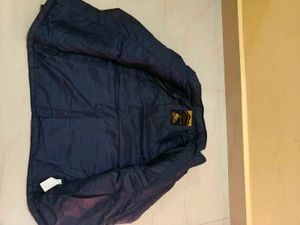 Men's Blue Padded Jacket