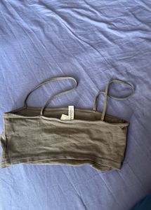 Solid Grey Tube Top
