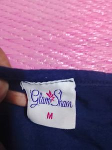 Blue Striped Long Sleeve Top