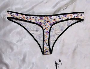 Floral Print Thong panty