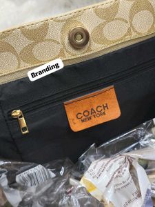 Coach Monogram Tote Bag