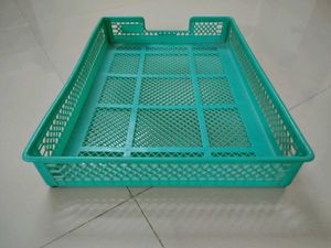 Green Plastic Tray Organizer