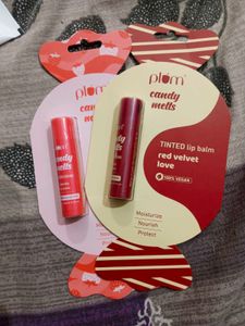 Plum Candy Melts Tinted Lip Balm - Red Velvet Love
