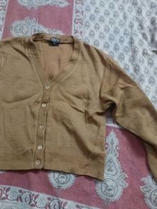 Classic Tan Cardigan