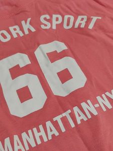 Pink "New York Sport 66" T-Shirt
