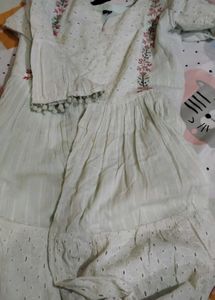Boho Embroidered Mint Green Dress