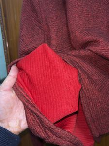 Maroon Hoodie with Logo Detail