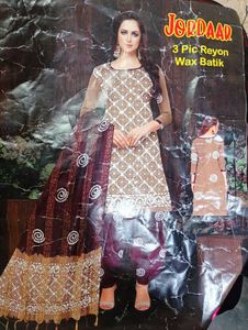 beautiful batik print dress material
