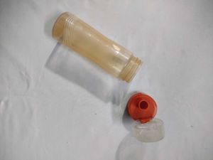 Set of 2 Water Bottles (1-Steel, 1-Plastic)