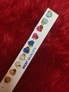 Heart Stud Earring Set