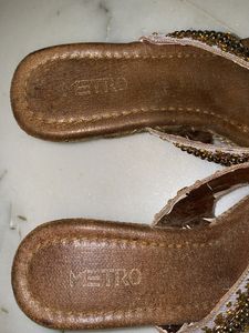 Embellished Heels Sandals