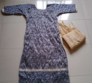 Stylish Salwar Kameez with Dupatta Wit