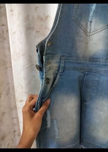 Denim dungaree