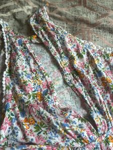 Floral Halter Neck Romper