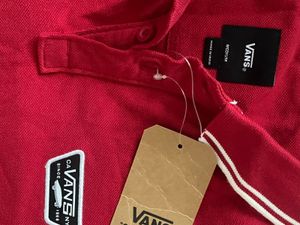 Vans Red Polo Shirt with Tag