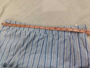 Blue Striped Maxi Skirt