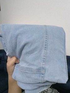 Denim midi dress