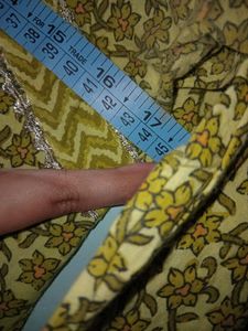 Green Floral Print Kurta