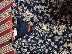 Vintage Floral Midi Dress