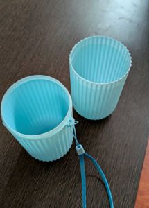 Blue Toothbrush Travel Case