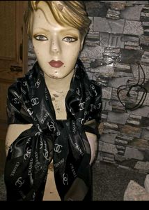 💥dhamka sale chanel Designer Black Scarf