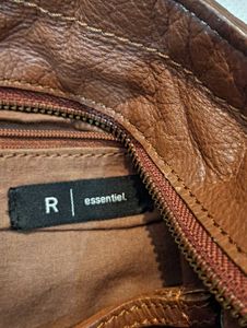 Brown Leather Tote Bag
