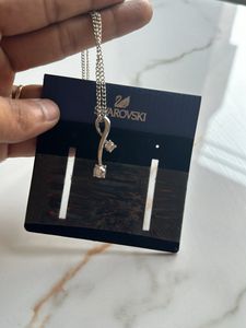 Silver Swarovski Pendant Set