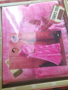 🔥 Beautiful Pink  party wear saree 💕