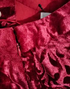 Red Velvet Skater Skirt