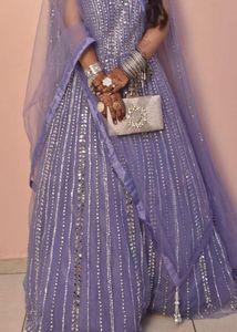 heavy wedding gown
