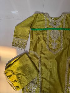 beautiful olive color dress