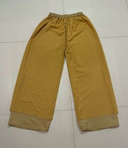 Wide Leg Patterned Pants