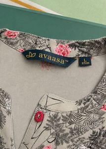 Floral Print Kurta
