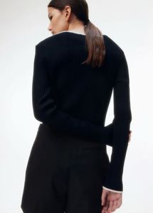 H&amp;M Black Skort with button
