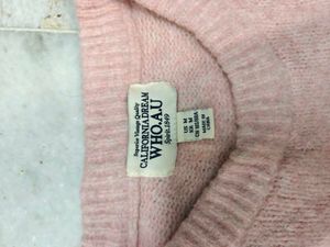 Cute Pink Knit Sweater