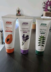 Nykaa Naturals Face Scrubs Trio