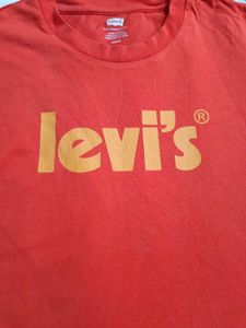 Bright Red Casual T-Shirt