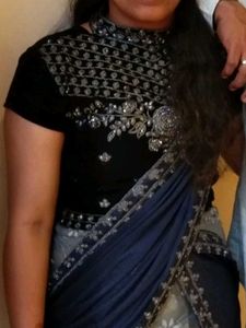 Designer Embroidered Velvet Blouse