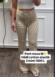 y2k Retro Flare Pants with Swirl Print