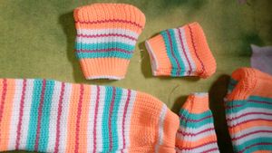 2 Baby Swaters Full Set Different Colours Same Siz