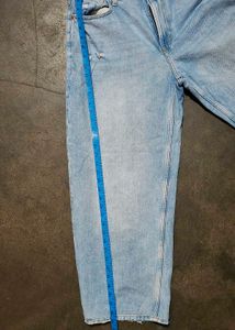 H&amp;M| Light Wash Baggy Balloon Fit Jeans|