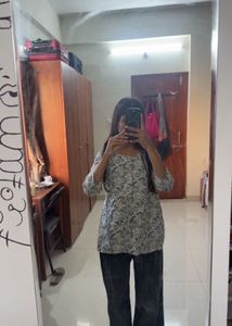 Stylish Printed Short Kurta