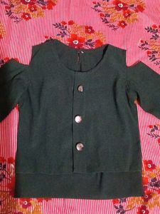 Stylish Cold Shoulder Bell Sleeve Top
