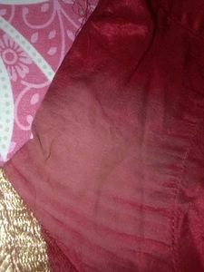 Silk Jari Maroon Blouse