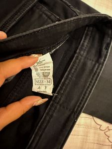 GAS Men Black Straight Fit Jeans